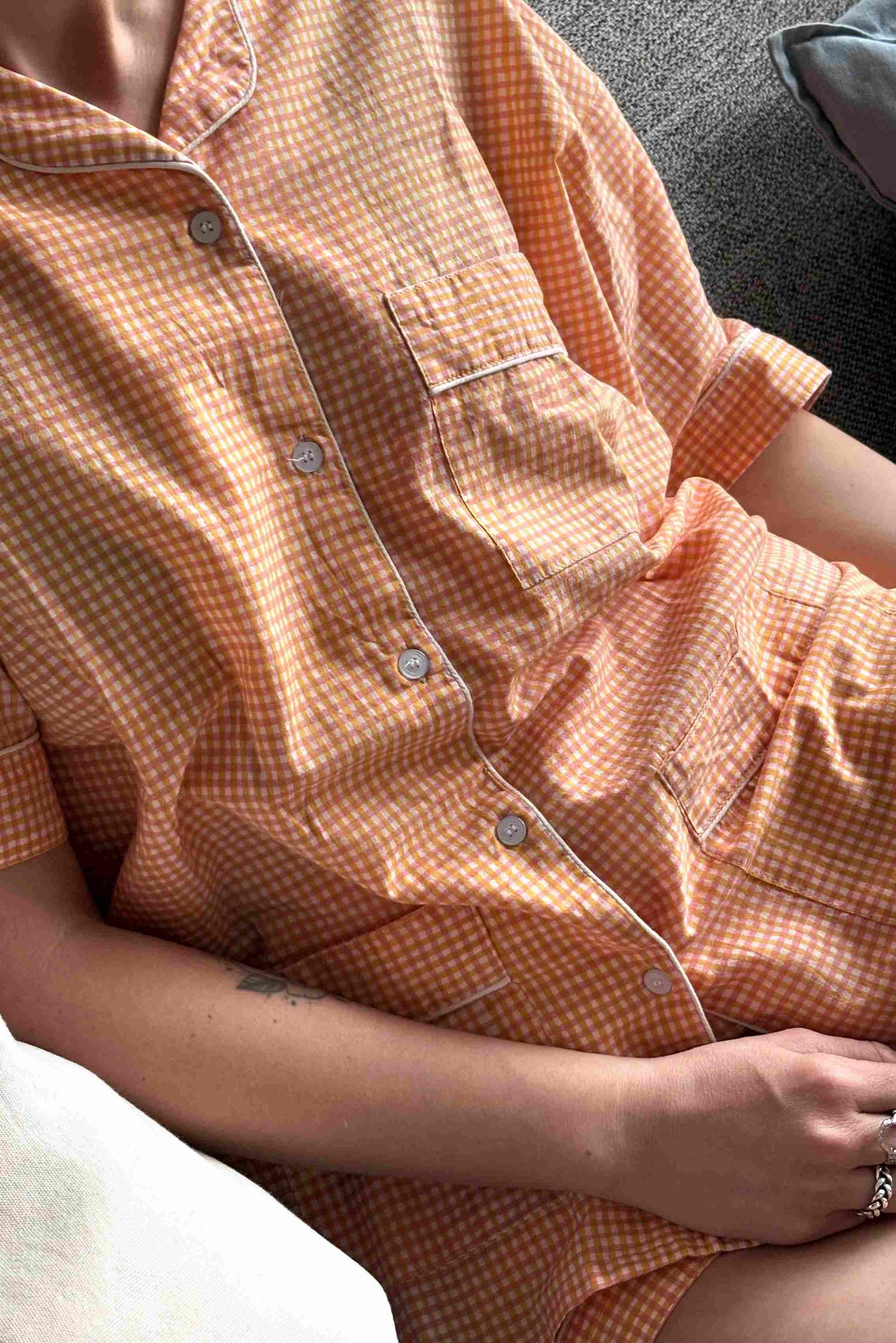 Vichy Short Pajama Set