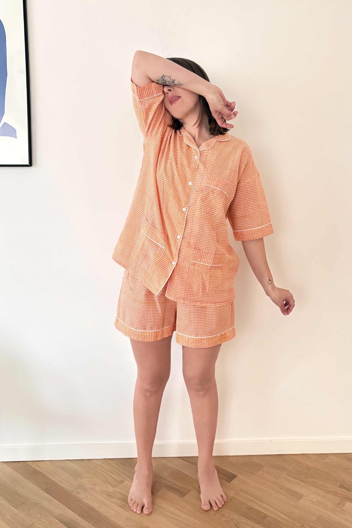 Vichy Short Pajama Set